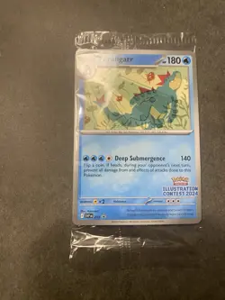 Pokemon TCG Illustration Contest 2024 Sealed 3 Card Promo Pack - Image 1