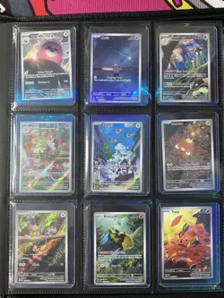 Pokemon TCG BINDER WITH 128 Cards Non Duplicates Cards In Good Condition NM !! - Image 3
