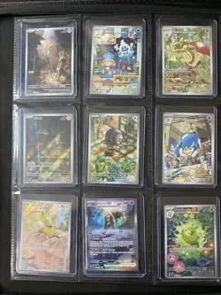 Pokemon TCG BINDER WITH 128 Cards Non Duplicates Cards In Good Condition NM !! - Image 4