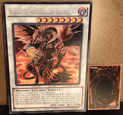 Jumbo Oversized YUGIOH CARD SCARLIGHT RED DRAGON ARCHFIEND Box Topper DOCS-EN046 - Image 1