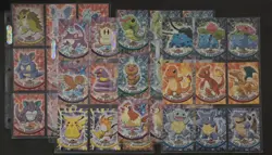 1999 Topps Pokemon T.V. Animation Set 1 - Lot of First 35 Cards - NM to MP - Image 1