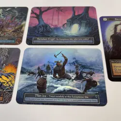 Sorcery Contested Realm Gothic Foil Card Lot Of 5 NM Mudslide Forsaken Crypt Etc - Image 3