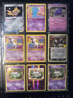 Pokemon Card Lot (Binder Page Collection) - Image 1