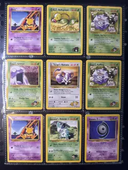 Pokemon Card Lot (Binder Page Collection) - Image 3