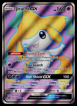 Pokemon Card - Jirachi GX Alternate Art Promo 79a/236 Holo - Image 1