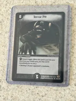 Duel Masters Cards TCG - Terror Pit - Rare - DM-01 - 3 Card Lot - Playset - Image 2