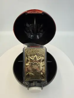 Pokemon Togepi 23K Gold Plated Card Burger King 1999 Pokeball Display - Image 4