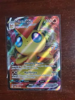 Victini VMAX 022/163 - Battle Styles - Ultra Rare Holo Pokemon Card Near Mint - Image 1