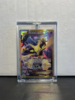 Pokemon Alakazam EX Fates Collide 125/124 Full Art Holo Secret Rare MP-HP - Image 1