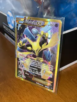 Alakazam EX Fates Collide 125/124 Full Art Holo Secret Rare Pokemon TCG Card - Image 1