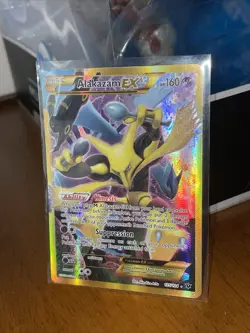 Alakazam EX Fates Collide 125/124 Full Art Holo Secret Rare Pokemon TCG Card - Image 3