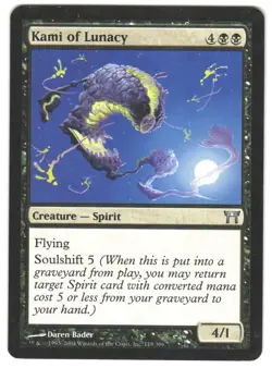 Magic_the_gathering Champions of Kamigawa Kami of Lunacy #119 MTG,LP Uncommon - Image 1