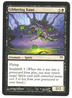 Magic_the_gathering Champions of Kamigawa Gibbering Kami #112 MTG,LP Common - Image 1