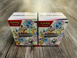 Pokemon TCG Prismatic Evolutions Booster Bundle Lot Of 2 New & Factory Sealed - Image 2