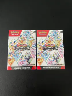 Pokemon TCG Prismatic Evolutions Booster Bundle. Factory Sealed x2 (Lot of 2) - Image 1