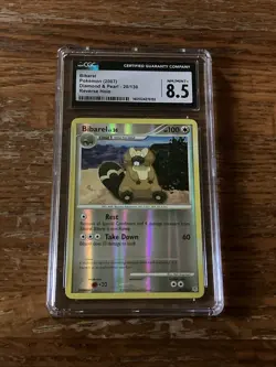 2007 Pokemon Diamond & Pearl #20/130 Bibarel Reverse Holo CGC 8.5 NM-MT+ Graded - Image 2