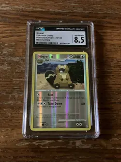 2007 Pokemon Diamond & Pearl #20/130 Bibarel Reverse Holo CGC 8.5 NM-MT+ Graded - Image 3
