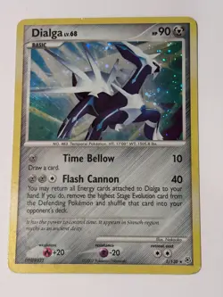 Pokemon TCG Dialga LV.68 1/130 Holo Rare Diamond & Pearl - MP - Image 1