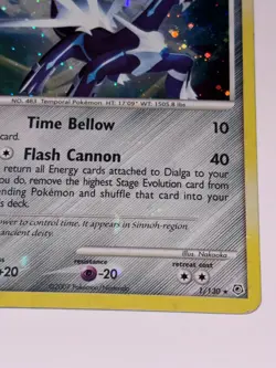 Pokemon TCG Dialga LV.68 1/130 Holo Rare Diamond & Pearl - MP - Image 2