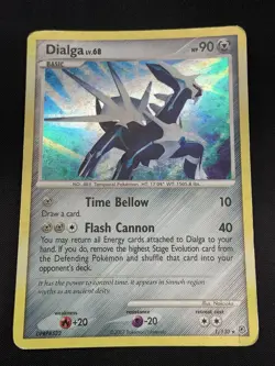 Pokemon - TCG - Dialga 1/130 Diamond and Pearl Holo Rare HP - Image 1