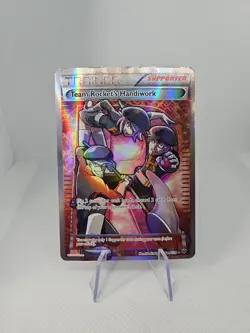 Team Rocket's Handiwork (Full Art) 124/124 Fates Collide Holo Pokemon TCG - Image 1