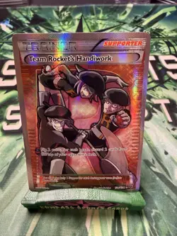 Pokemon TCG Team Rocket’s Handiwork XY: Fates Collide 124/124 Full Art Holo Foil - Image 1