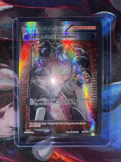 Pokemon TCG Team Rocket’s Handiwork XY: Fates Collide 124/124 Full Art Holo Foil - Image 1