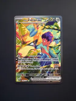 Hop's Zacian ex 186/159 Pokemon Journey Together Special Illustration Rare NM - Image 1