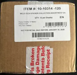 Pokemon TCG Ascended Heroes Tech Sticker Collection Display Case New & Sealed - Image 1