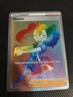 Shauna - Secret Rare - 278/264 - Pokemon Fusion Strike Sword & Shield NM - Image 1