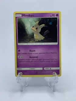 Mimikyu SM29 - Black Star Promo - Pokemon - Swirl - Image 1
