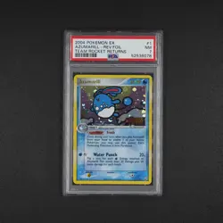 PSA 7 - Azumarill - Pokemon Karte 1/109 Rare Holo EX Team Rocket Returns /W66 - Image 2