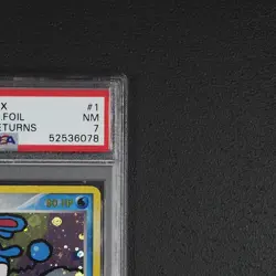 PSA 7 - Azumarill - Pokemon Karte 1/109 Rare Holo EX Team Rocket Returns /W66 - Image 4