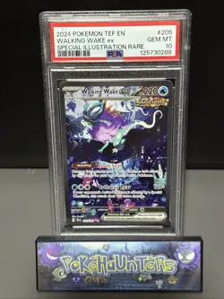 Pokemon Card Walking Wake Ex 205/162 Temporal Forces Rare PSA 10 - Image 1
