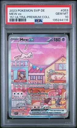 Pokemon MEW Mewtwo SVP/052 053 Promo Deutsch/English PSA 10 Sequential - Image 4