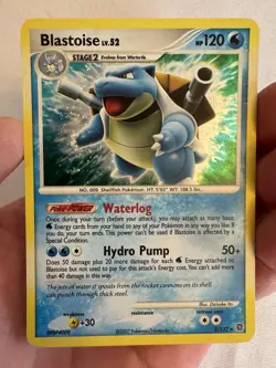 2007 Pokemon - Blastoise Holo Rare Diamond & Pearl Secret Wonders 2/132 Nintendo - Image 1