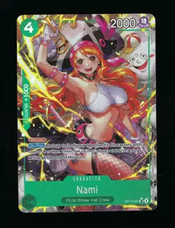 One Piece CCG Nami OP14-031 Alt Art SR - English - Image 1