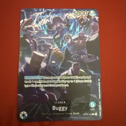One Piece CCG TCG Buggy Leader (OP09-042) 2nd Anniversary Alternative Art - Image 3
