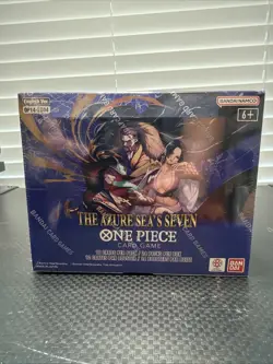 One Piece OP-14 The Azure Sea’s Seven English Booster Box IN HAND! Ready To Ship - Image 1