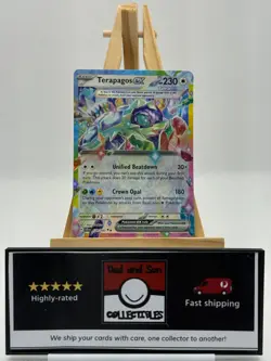 Terapagos ex - 128/142 - Double Rare - Stellar Crown - Pokemon Card TCG - NM/M - Image 1
