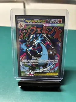 Pokemon Mega Charizard X ex 023 Me: Mega Evolution Promo HP 360 Inferno X - Image 3