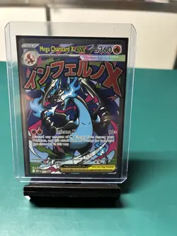 Pokemon Mega Charizard X ex 023 Me: Mega Evolution Promo HP 360 Inferno X - Image 4