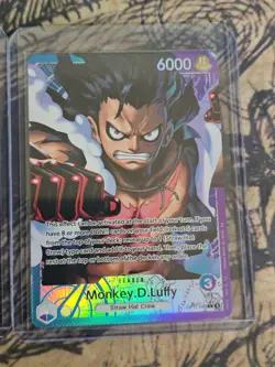 One Piece A Fist of Divine Speed Monkey.D.Luffy OP11-040 L* Alternate Art - Image 1