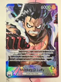 One Piece Monkey.D.Luffy OP11-040 L Alternate Art a Fist of Divine Speed - Image 1