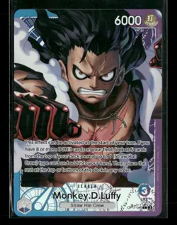 Monkey.D.Luffy Alternate Art OP11-040 One Piece A Fist of Divine Speed L - Image 1