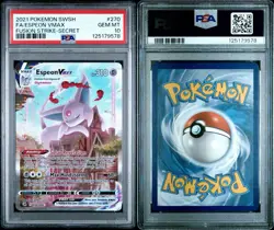 Espeon Vmax Alt Art 270/264 Pokemon: Fusion Strike (PSA 10 💎 Mint) - Image 3