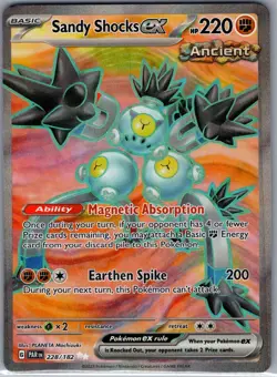 Sandy Shocks ex 228/182 SV04: Paradox Rift - Pokemon Card - NM - Image 1