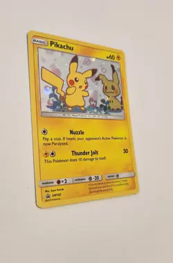 Pikachu SM162 Holo Black Star Promo Card Sun & Moon Mint/Near Mint - Image 2
