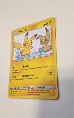 Pikachu SM162 Holo Black Star Promo Card Sun & Moon Mint/Near Mint - Image 3