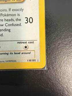 Pokemon TCG Shining Noctowl Neo Destiny 110 Holo Rare Unlimited LP - Image 3
